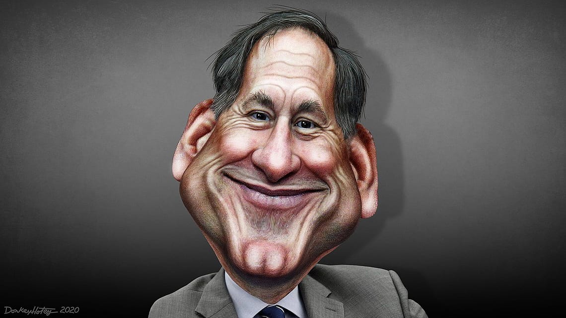 Caricature of justice alito